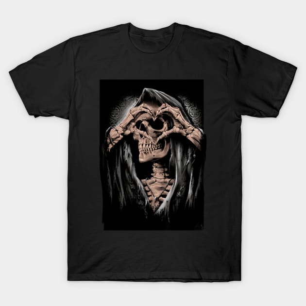 death heart T-Shirt by Chack Loon